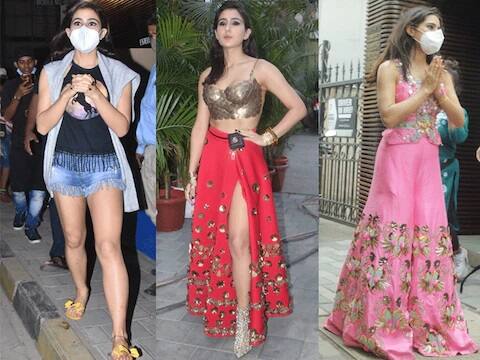 ਸਾਰਾ ਅਲੀ ਖਾਨ ਪੈਪਰਾਜੀ ਦੀ ਫੇਵਰੇਟ ਹੈ। ਅਦਾਕਾਰਾ ਜਦੋਂ ਵੀ ਸਪੌਟ ਹੁੰਦੀ ਹੈ ਤਾਂ ਫੋਟੋਗ੍ਰਾਫਰਸ ਨੂੰ ਬਿਲਕੁਲ ਨਿਰਾਸ਼ ਨਹੀਂ ਕਰਦੀ ਸਗੋਂ ਖੁੱਲ੍ਹ ਕੇ ਪੋਜ਼ ਦਿੰਦੀ ਹੈ।