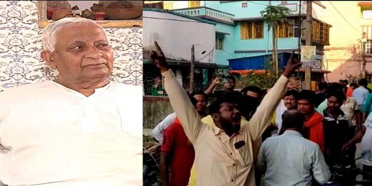 West Bengal Election 2021: Rabindranath Bhattacharya nominated for BJP Created agitation in Singur WB Election 2021: রবীন্দ্রনাথ প্রার্থী? সিঙ্গুরে বিজেপি কর্মীদের বিক্ষোভ, তালা পার্টি অফিসে