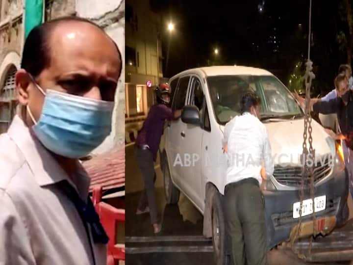 Innova car belongs to the Crime Intelligence Unit, used by Sachin Waze and his team Sachin Vaze Case : 'ती' इनोव्हा गाडी  क्राईम इंटेलिजेन्स यूनिटची, सचिन वाझे आणि टीमकडून गाडीचा वापर