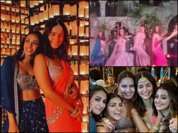 Alia Bhatt Dance Video On Jalebi Baby Gendra Phool At Rhea Khurana Sangeet Goes Viral WATCH: Alia Bhatt Dances On 'Genda Phool' & Jalebi Baby' In Pink Saree With Her BFFs At Close Friend's Sangeet