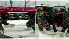 Indian Army: হাঁটু পর্যন্ত বরফ, কাশ্মীরে সেনার কাঁধে চেপে হাসপাতালে পৌঁছলেন অন্তঃসত্ত্বা