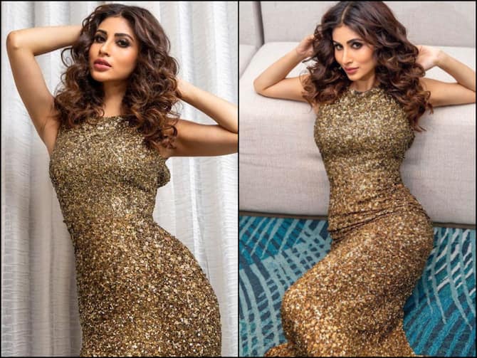 Mouni Roy Sizzles In Sparkling Golden Dress, Adaa Khan & Other TV Celebs  Call Her 'Super Hot'