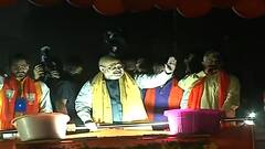 WB Elections: Lakhs gather at Amit Shah's roadshow in Kharagpur