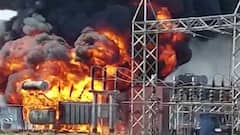 અમરેલીના જાફરાબાદના મિતિયાળા પાવર સ્ટેશનમાં ભીષણ આગ, જુઓ વીડિયો