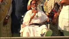 'ভাঙা পায়েই বাংলা ঘুরে বেড়াব, খেলা হবে' মিছিল শেষ করে বললেন মমতা