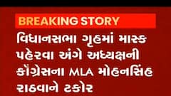 વિધાનસભામાં માસ્ક પહેરવા અંગે કોગ્રેસના કયા ધારાસભ્યને અધ્યક્ષે ટકોર કરી?