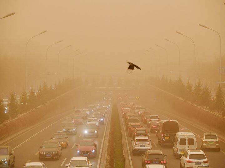 Beijing has planted a “great green wall” of trees to trap incoming dust, and has also tried to create air corridors that channel the wind and allow sand and other pollutants to pass through more quickly. (Image: AFP)