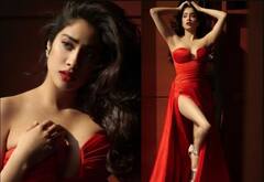 Janhvi Kapoor ਨੇ ਰੈੱਡ ਕੱਲਰ ਡ੍ਰੈੱਸ 'ਚ ਢਾਹਿਆ ਕਹਿਰ, ਸੋਸ਼ਲ ਮੀਡੀਆ 'ਤੇ ਤਸਵੀਰਾਂ ਹੋ ਰਹੀਆਂ ਵਾਇਰਲ