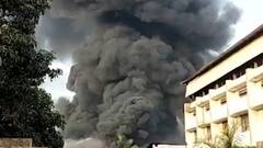 દમણના ડાભેલની સુપર ટેક્સટાઈલ કંપનીમાં લાગેલી આગ બેકાબુ, જુઓ વીડિયો