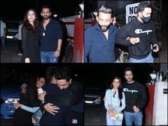 IN PICS | Rahul Vaidya-Disha Parmar, Jasmin Bhasin-Aly Goni Spotted At A Restaurant In Juhu