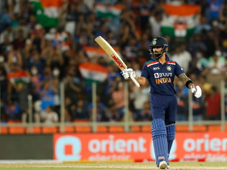 IND vs ENG T20 Narendra Modi Stadium Ahmedabad live update India sets runs target for englanad IND vs ENG, 3rd T20 Live: ભારતે ઈંગ્લેન્ડને જીતવા 157 રનનો આપ્યો ટાર્ગેટ, કોહલીના અણનમ 77 રન