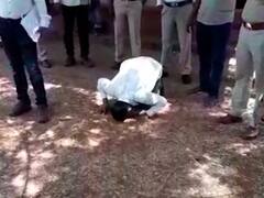 महावितरणविरोधात भाजप आक्रमक; वैभववाडीतील अधिकाऱ्याला नाक घासायला लावलं