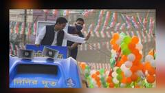 West Bengal Election 2021: শালতোড়ার তৃণমূল প্রার্থীকে নিয়ে রোড শো অভিষেকের