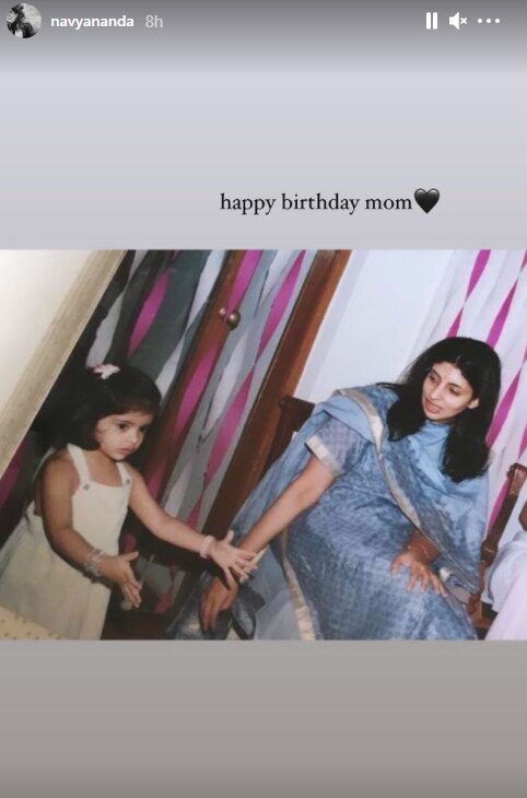 Big B’s Granddaughter Navya Nanda Shares Adorable Family Photo To Wish Mother Shweta Bachchan On Her 47th Birthday!