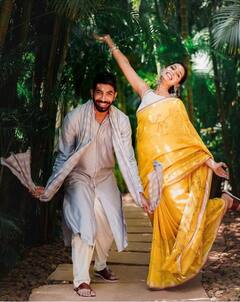NEW PICS From Jasprit Bumrah And Sanjana Ganesan’s ‘Sangeet’ ‘Mehendi’ & ‘Haldi’ Ceremonies!