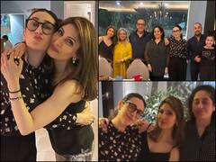 PICS: Karisma Kapoor & Riddhima Kapoor Sahni Reunite At Navya Naveli's Father Nikhil Nanda's Intimate Birthday Party