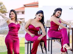 'शालू'च्या फोटोंना 'इंग्रजी' कॅप्शन, चाहत्यांकडून 'मराठी'चा हट्ट, ग्लॅमरस राजेश्वरीचं हटके उत्तर!