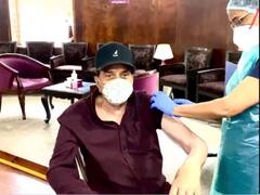 Watch: After Hema Malini, Dharmendra Receives First Dose Of COVID-19 Vaccine, Blesses Doctor At Hospital
