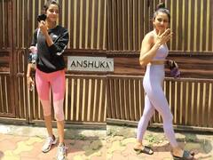 Spotted: વર્કઆઉટ લૂકમાં એક બીજાને કોમ્પિટિશન આપતી જોવા મળી રકુલપ્રિત અને અનન્યા પાંડે, જુઓ તસવીરો