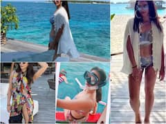 IN PICS: Sohail Khan’s Wife Seema Khan Is Breaking The Internet Posing In BIKINI As She Enjoys Maldives Vacation With BFF Maheep Kapoor!