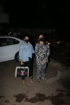 PICS: Second-Time Mommy Kareena Kapoor Steps Out In Zebra-Print Outfit With BFF Amrita Arora