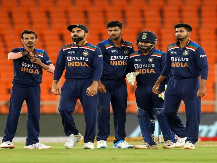 Team India playing 11 dream 11 expected players list ind vs eng 5th T20 Narendra Modi Stadium IND v ENG, 5th T20 Prediction: રાહુલ તિવેટિયાને મળી શકે છે ડેબ્યૂની તક, જાણો ટીમ ઇન્ડિયાની સંભવિત Playing XI