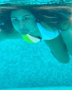 PICS: Hina Khan Channels Her Inner Mermaid As She Frolics In Water In Maldives