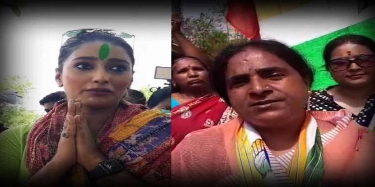 WB Election 2021: Campaign of Bankura assembly Congress candidate radharani banerjee and TMC candidate Sayantika Banerjee WB Election 2021: চৈত্রের চড়া রোদ, প্রচারে ঝড় তুলতে ময়দানে বাঁকুড়ার প্রার্থীরা