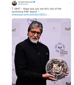 ਅਮਿਤਾਭ ਬੱਚਨ ਨੂੰ ਮਿਲਿਆ FIAF ਐਵਾਰਡ