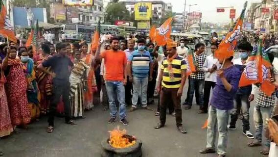 WB Election 2021: প্রার্থীতালিকা নিয়ে একাধিক জেলায় বিজেপি কর্মীদের বিক্ষোভ