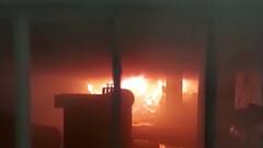 Surat ની પીપોદરા GIDCમાં યાર્ન વેસ્ટેજના ગોડાઉનમાં લાગી આગ, જુઓ વીડિયો