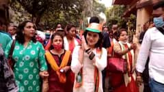 West Bengal Election 2021: বেহালা পূর্বে প্রচারে Ratna Chatterjee-Payel Sarkar