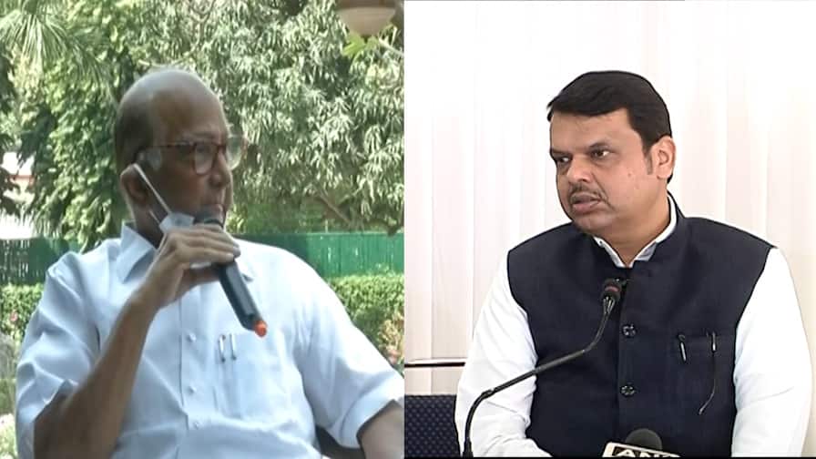 विरोधी पक्षनेते देवेंद्र फडणवीस शरद पवार यांची भेट घेणार, सूत्रांची माहिती Opposition leader Devendra Fadnavis will meet Sharad Pawar said sources विरोधी पक्षनेते देवेंद्र फडणवीस शरद पवार यांची भेट घेणार, सूत्रांची माहिती