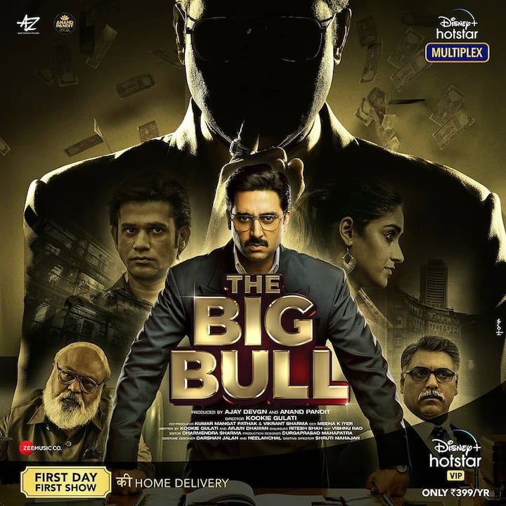 'The Big Bull': Abhishek Bachchan will be seen portraying the role of stock broker Harshad Mehta. The movie is all set to hit the OTT platform on April 8, 2021, and will revolve around Harshad Mehta's life. (Image courtesy - @bachchan/Instagram)