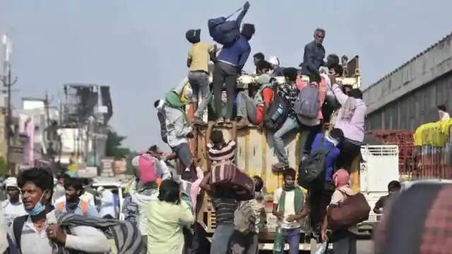 ગુજરાતમાં 26 માર્ચથી લદાઈ જશે લોકડાઉન? જાણો ક્યા વિસ્તારોમાંથી લોકો ભાગી રહ્યા છે વતન તરફ? Gujarat Corona: labourers started migrating to villages due lockdown rumours ગુજરાતમાં 26 માર્ચથી લદાઈ જશે લોકડાઉન? જાણો ક્યા વિસ્તારોમાંથી લોકો ભાગી રહ્યા છે વતન તરફ?