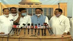 વિધાનસભામાં નીતિન પટેલના નિવેદનને લઇ કોગ્રેસના આદિવાસી ધારાસભ્યોએ કર્યું વોકઆઉટ