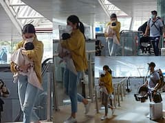 Virat-Anushka | वामिकासह पहिल्यांदाच स्पॉट झाले विराट-अनुष्का, पाहा फोटो