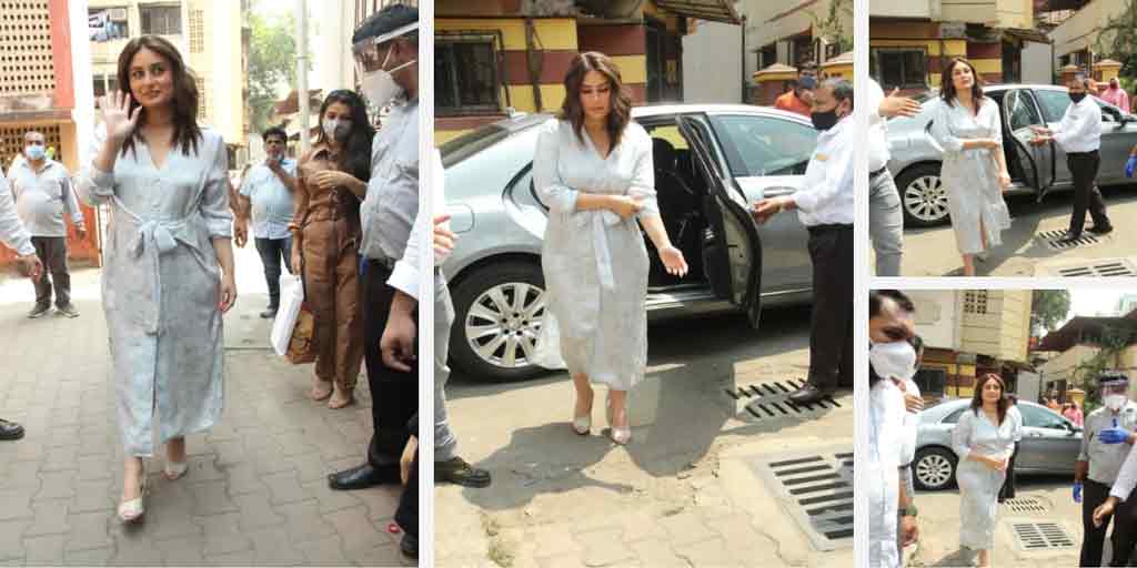 Kareena in shooting: দ্বিতীয় সন্তান জন্মানোর পর প্রথমবার প্রকাশ্য়ে করিনা কাপুর খান, দেখুন ছবি