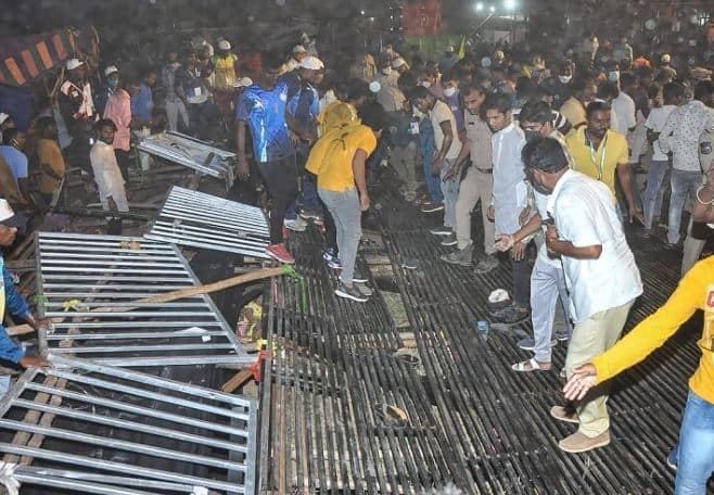 telangana At least 100 people injured temporary gallery collapsed ahead kabbadi  tournament Suryapet district of Telangana તેલંગાણાના સૂર્યાપેટમાં મોટી દુર્ઘટના, કબડ્ડી મેચ દરમિયાન સ્ટેડિયમની ગેલેરી તૂટી , 100થી વધુ લોકો ઇજાગ્રસ્ત