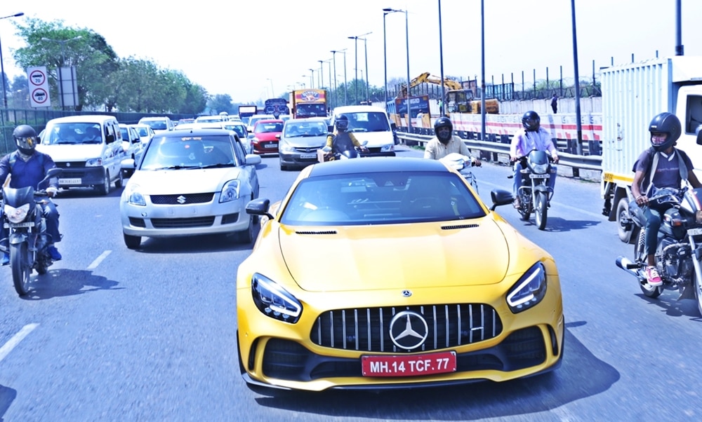 Driving A Supercar In India! New Mercedes AMG GT R Review