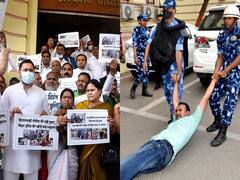 IN PICS | Ruckus Ensues In Bihar Assembly As Opposition Faces Police Force During Protest Against Nitish Govt's New Bill