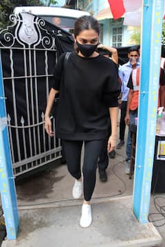 PICS | Deepika Padukone Slays The All-Black Look As She Steps Out For Shoot