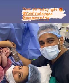 TV Actress Anita Hassanandani Shares PICS From Hospital Bed Right After Giving Birth To BABY BOY To Wish Hubby Rohit Reddy On His Birthday!
