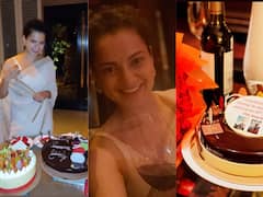 Ahead Of Thalaivi Trailer Launch Kangana Ranaut Celebrates Birthday In Style; See PICS