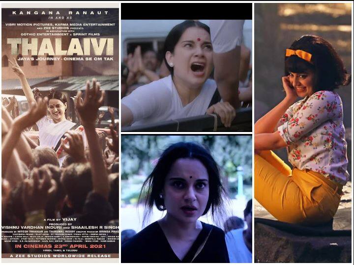 Thalaivi Trailer: Trailer release of Thalaivi, Kangana Ranaut was seen bringing Jayalalithaa's character to the screen Thalaivi Trailer: ਕੰਗਨਾ ਰਨੌਤ ਦੀ ਥਲਾਈਵੀ ਦਾ ਟ੍ਰੇਲਰ ਰਿਲੀਜ਼, Kangana ਦਾ ਦਮਦਾਰ ਅੰਦਾਜ਼