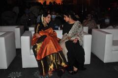 IN PICS | ‘Thalaivi’ Trailer Launch Mumbai: Kangana Ranaut Looks Resplendent In Orange Kanjeevaram Silk