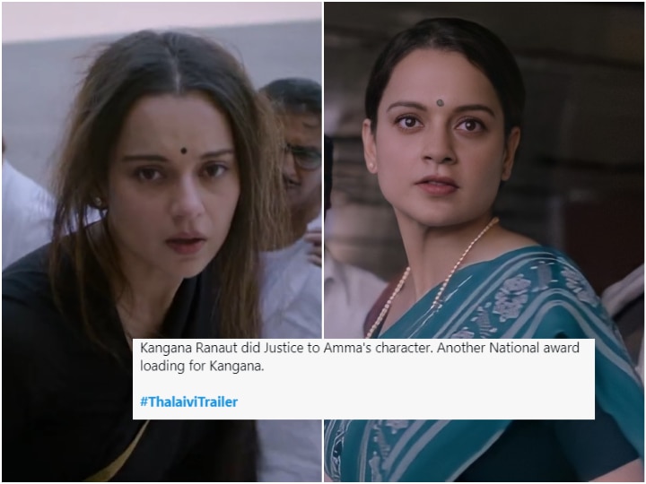 Kangana Ranaut Thalaivi Trailer Twitter Reactions: Fans Say ‘Get Ready ...