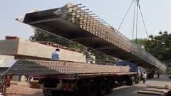 Dombivali : कोपर पूल मे महिन्यापर्यंत खुला होणार! पुलावर गर्डर टाकण्याचं काम सुरू