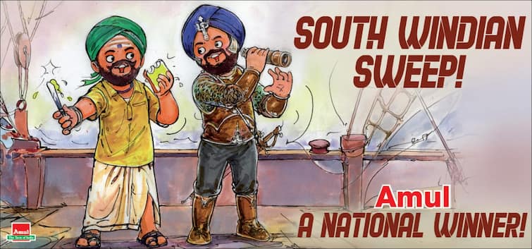 amul celebrated national award south indian movies in doodle அமுல் கொண்டாடிய அவார்ட் மூவீஸ்..