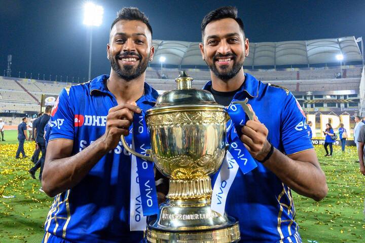 The Pandya brothers have won three IPL titles for the Mumbai Indians together. Both of them provide a unique combination of talent. We wish Krunal a very happy birthday and hope the brothers keep flourishing for team India.(Image: Twitter/@hardikpandya7)